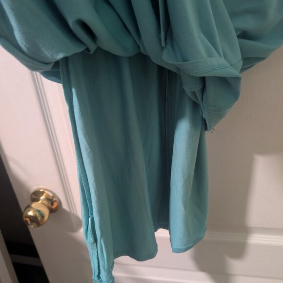 NEW! Athleta | Santorini Cinch Dress In Turquoise (M-Tall) - Picture 7 of 12